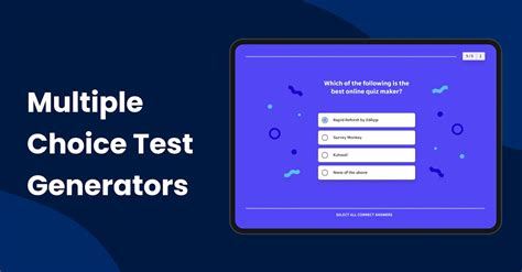 multiple choice test generator kostenlos.